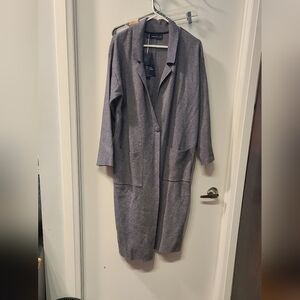 NEW Zara Knit Full Length Sweater Cardigan Or Jacket